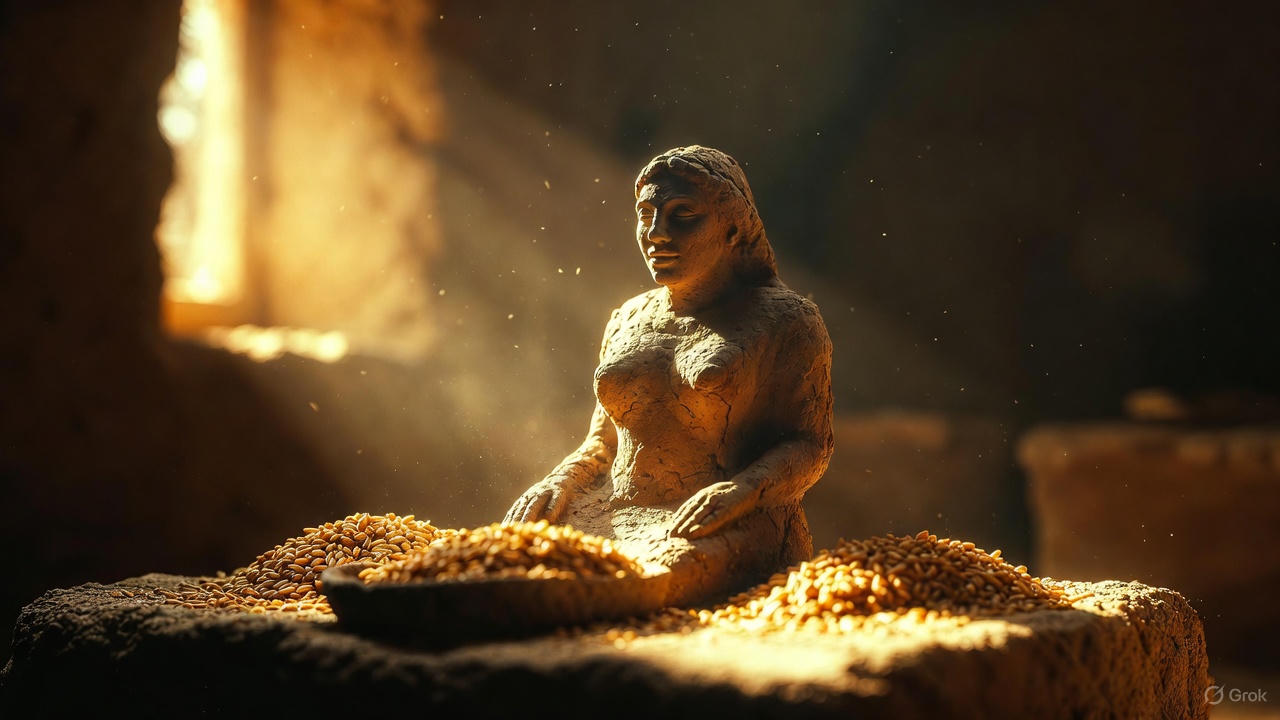 Modern brutalist museum hall: Wide, empty concrete area. Cold blue LED light strips. Completely empty glass display case standing in center. Reflection of empty room visible in display case glass. Cyberpunk undertones but minimalist. Sterile, cold, technological atmosphere.